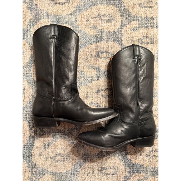 Frye Women's Billy Pull-On Boots Black Size 8 Excellent Condition - Picture 3 of 15